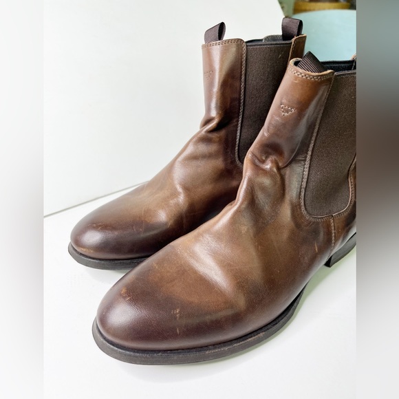 N.D.C Brown Leather Chelsea Boots - Picture 2 of 11